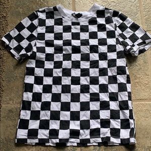 checkered short sleeve